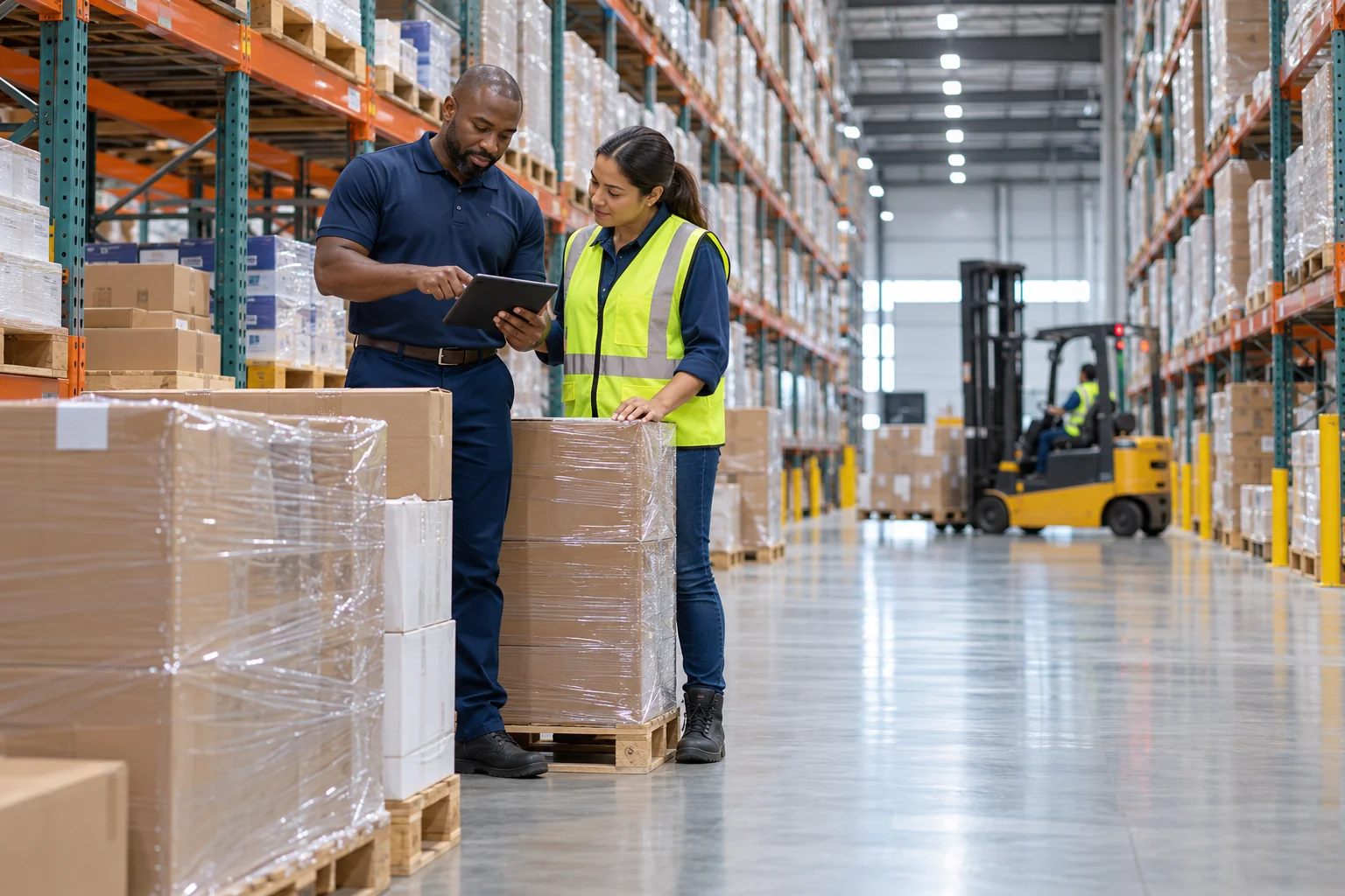 Illustrative warehouse procurement and supply environment